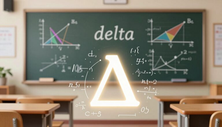 co to jest delta w matematyce