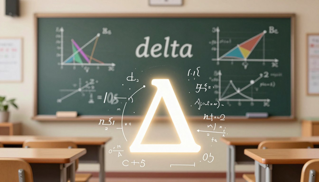 co to jest delta w matematyce