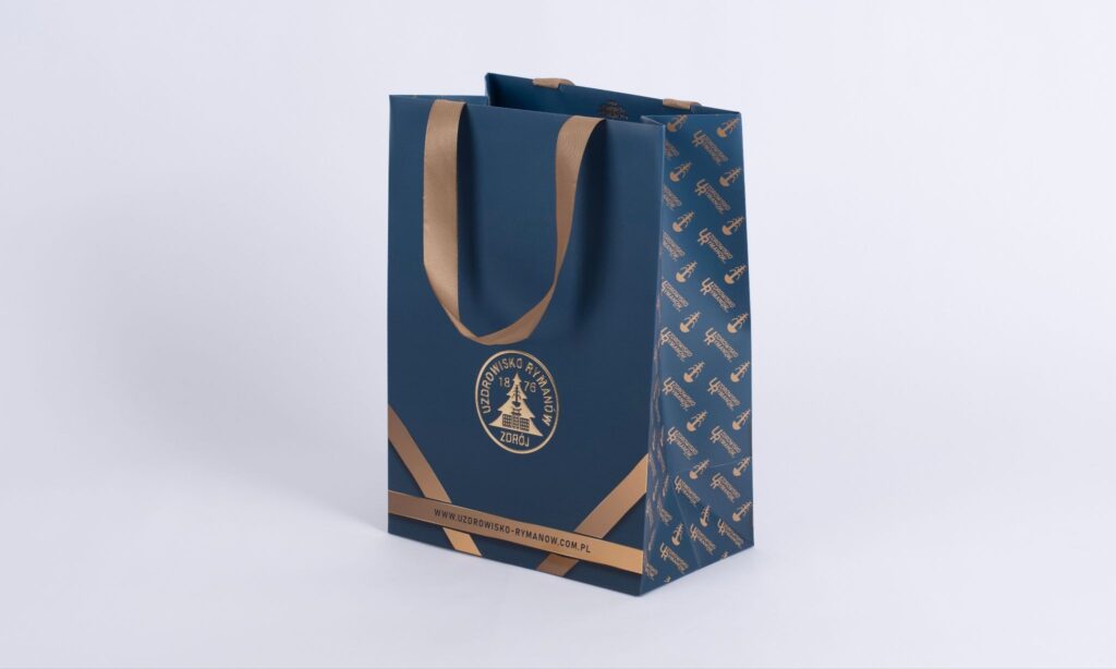 personalizowana torba papierowa premium
